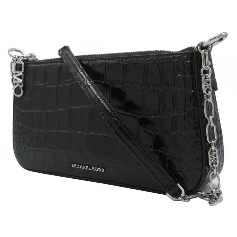 未使用☆MICHAEL KORSマイケルコース チェーンショルダーバッグブラック MICHAEL KORS マイケルコース バッグ ショルダーバッグ