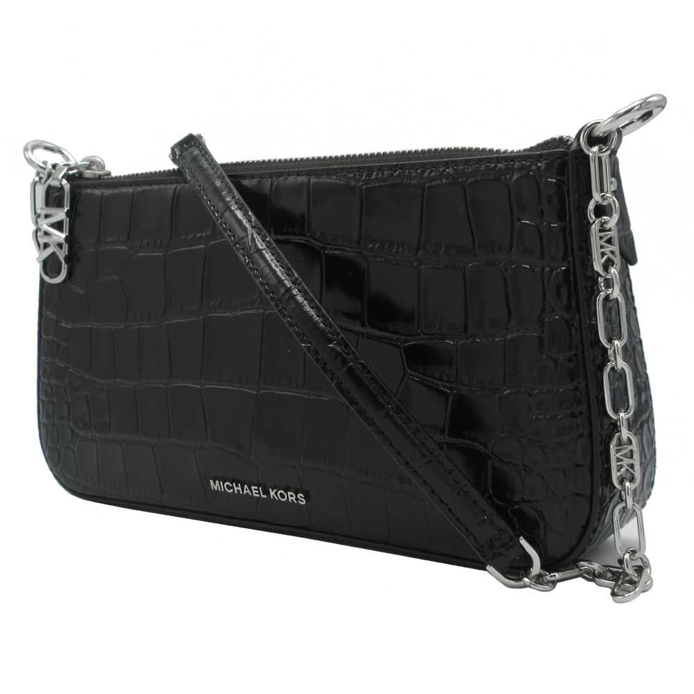 未使用品！MICHAEL KORS チェーン ショルダーバッグ ローズモチーフ MICHAEL KORS - MICHAEL KORS ショルダーバッグ ローズモチーフ