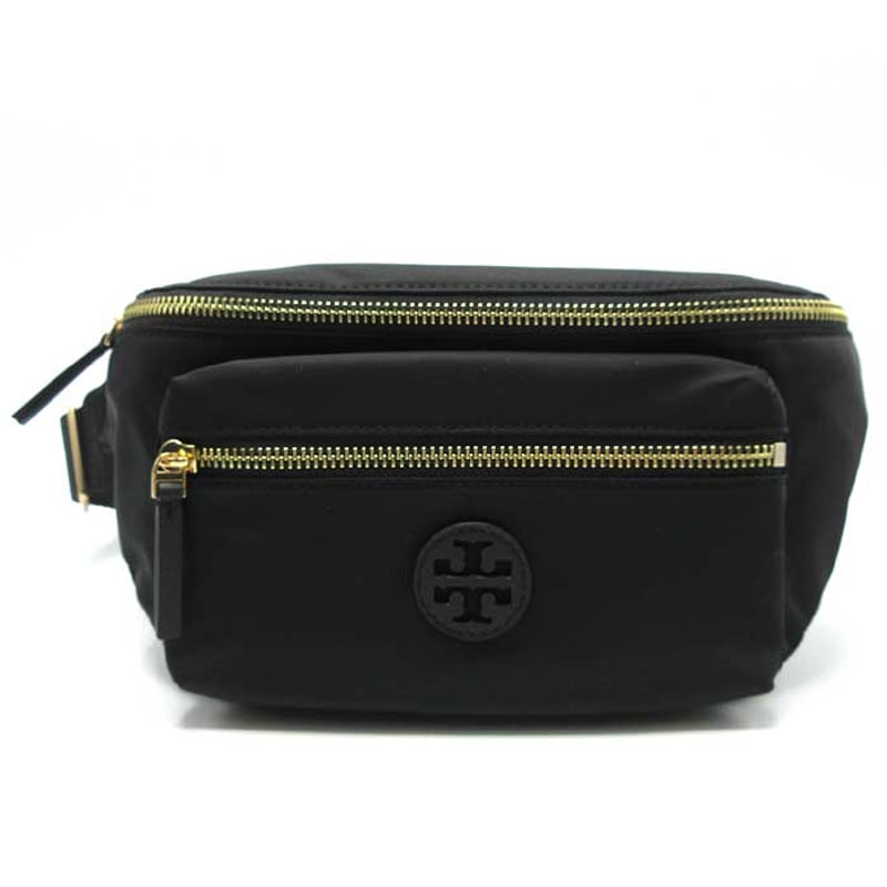 新品 TORY BURCH トリーバーチ ウエストポーチナ イロン 黒 新品 TORY BURCH トリーバーチ ボディバッグナ イロン 黒