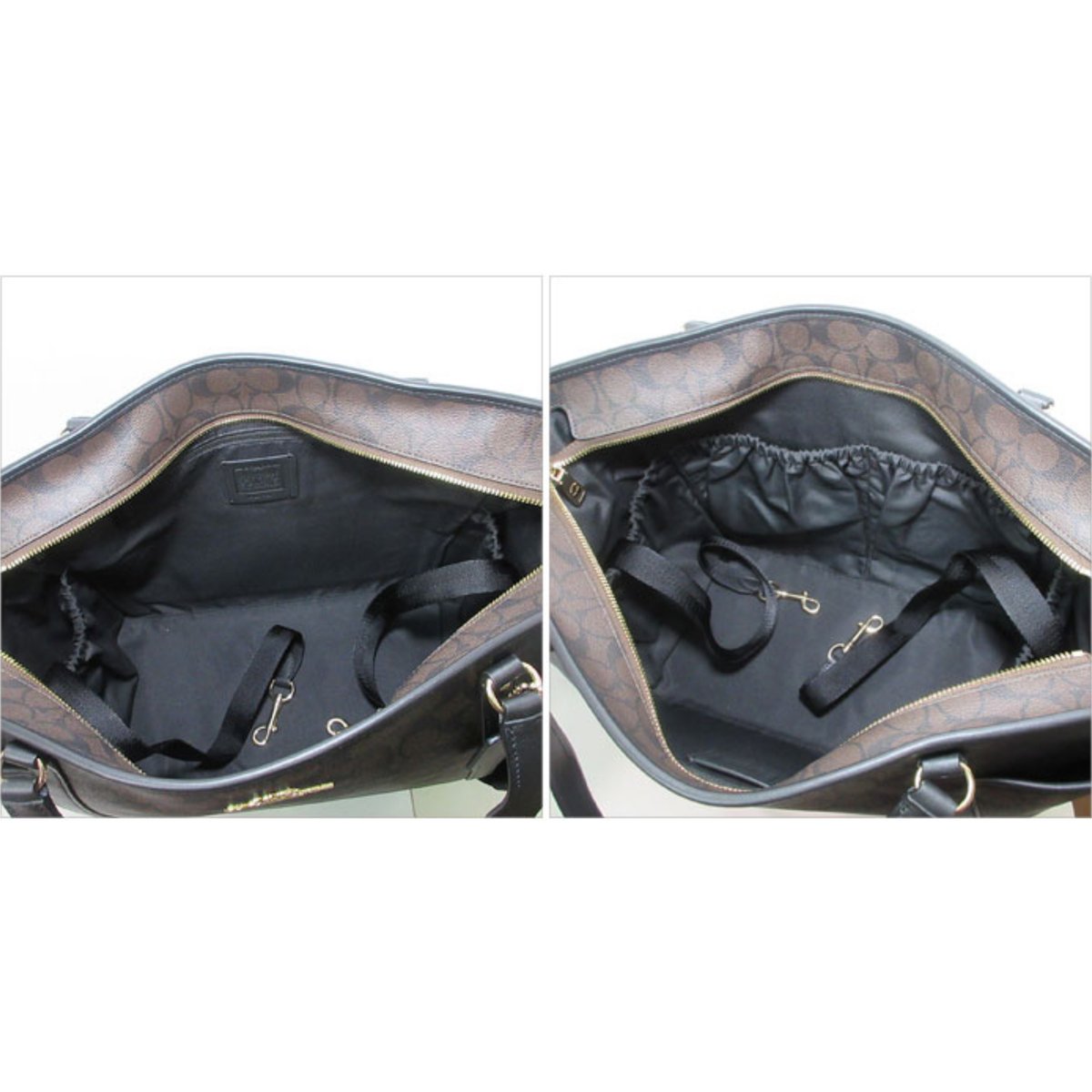 コーチ トートバッグ COACH ベビーバッグ PVC シグネチャー キャンバス  