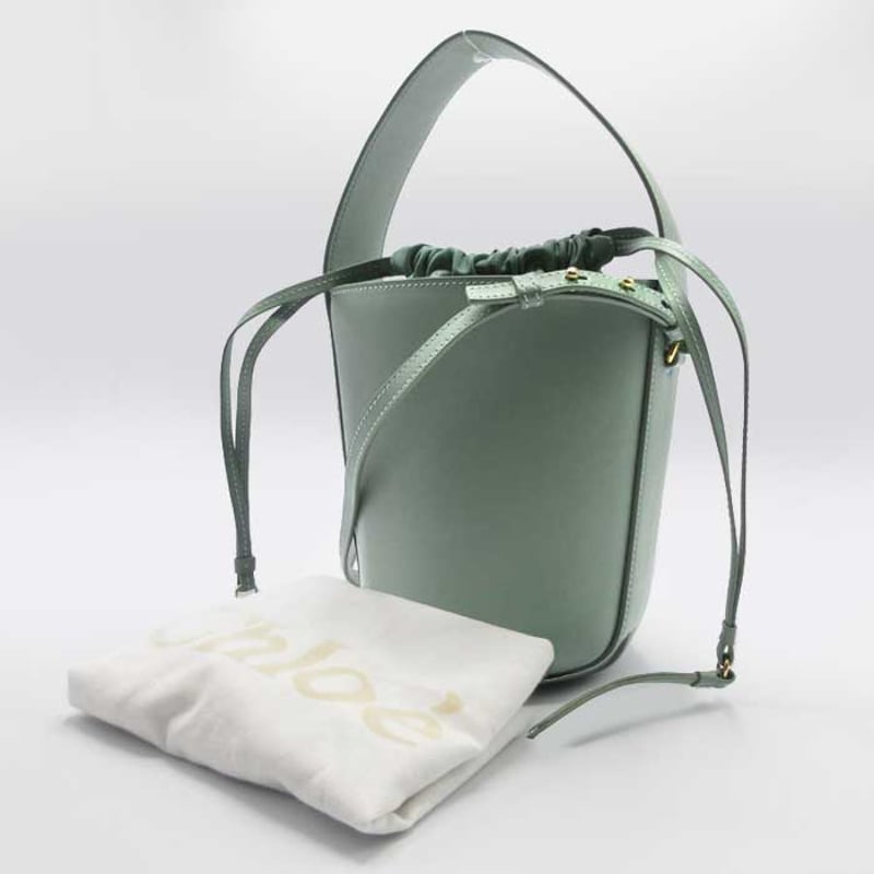 クロエ バッグ ショルダーバッグ Chloe バケットバッグ バケツバッグ 斜め掛け 2WAY CHC23US420I60 38U(ベイグリーン) レディース アウトレット クロエ ショルダーバッグ Chloe バケットバッグ バケツバッグ 斜め掛け