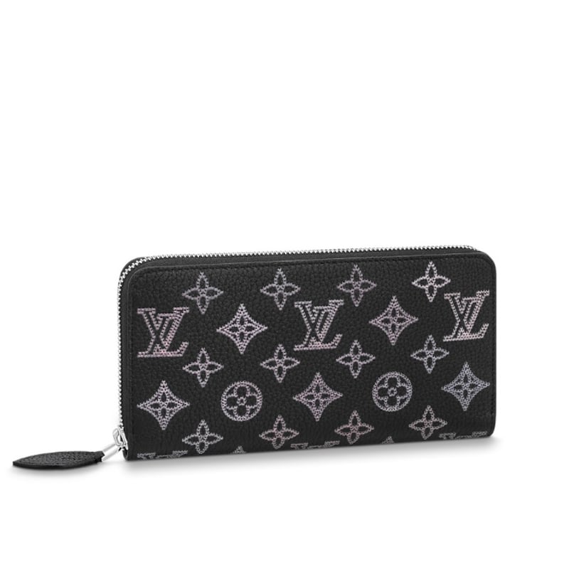 es)LOUIS VUITTON ジッピー・ウォレット マヒナ・ シルバー金具 M81703