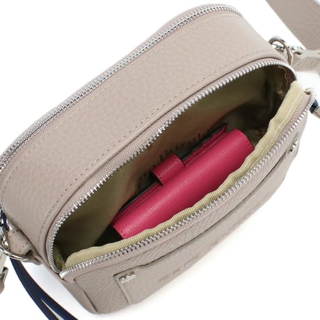 サラバーグラー Sara Burglar 斜め掛け ショルダーバッグ ブランド ロゴ 916 TAUPE グレー系