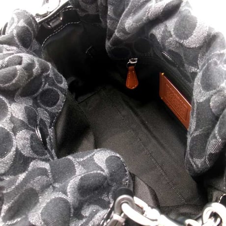 🎀コーチ ショルダーバッグ COACH FAYE デニム 2タイプショルダー付き 2WAY 斜め掛け CDQ76 SV/BK アウトレット レディース