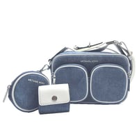 コーチ バッグ ショルダーバッグ COACH デニム キルティング ミニ  