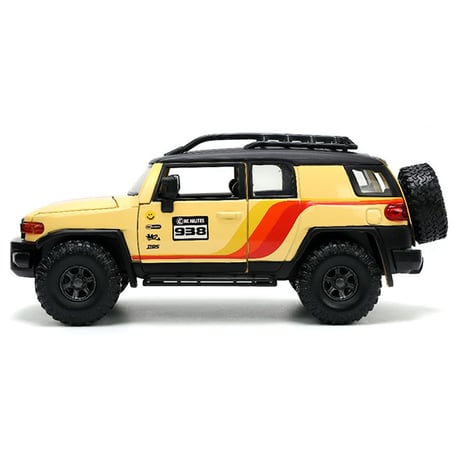 JADATOYS 1:24 JUST TRUCKS w/RACK & WHEELS Toyota FJ Cruiser ミニカー
