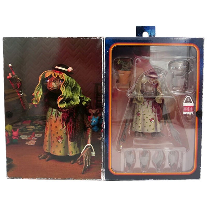 E.T. 7\"アクションフィギュア ドレスアップ E.T. 【NECA】 Amazon | E.T. 7