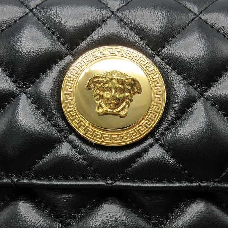 ヴェルサーチェ VERSACE キルティング ラムレザー スモール ヴェルサーチェ VERSACE キルティング ラムレザー スモール