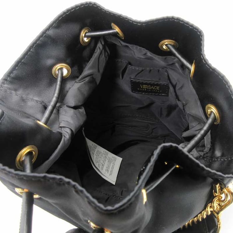 ヴェルサーチェ ショルダーバッグ VERSACE ナイロン メデューサ ロゴ  