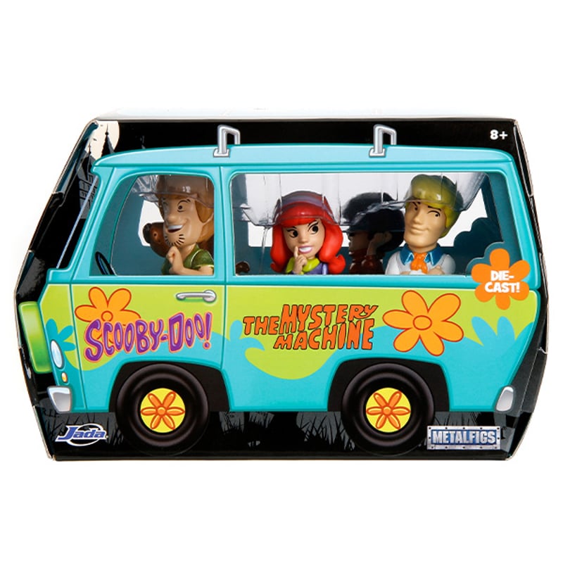 スクービードゥーのミステリーマシンとフィギュア5体 METALFIGS Diecast Figure Scooby Doo 5-Pack 【スクー