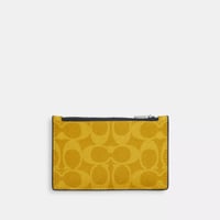 ✨コーチ COACH　ジップ カード ケース・シグネチャー キャンバス　CV764 SV/Y3