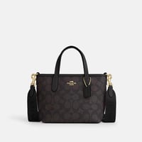 🎀コーチ COACH シティ ミニ トート バッグ・シグネチャー キャンバス CW032 IMXAQ