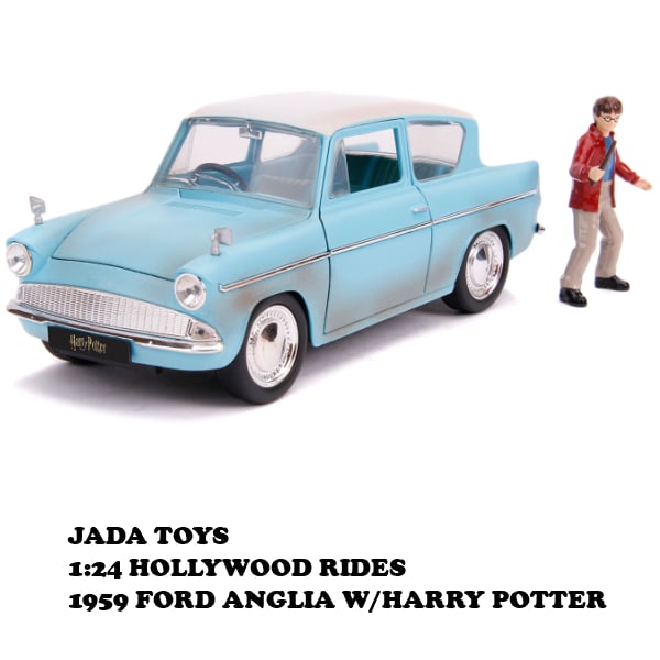 1:24 HARRY POTTER 1959 FORD ANGLIA w/HARRY POTT