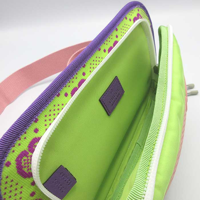 グッチ GUCCI ナイロンジャージー ベルトバッグ ウエストポーチ ボディ