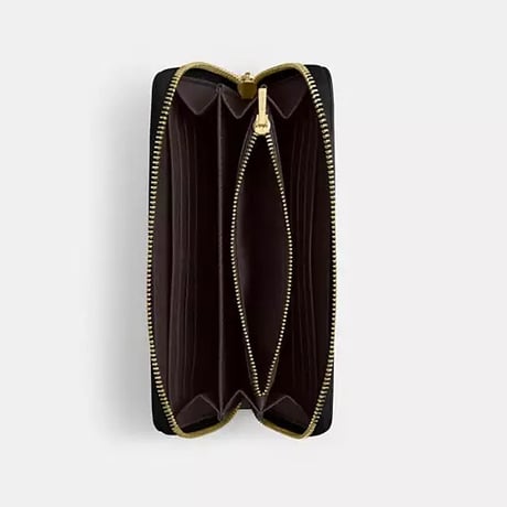 🎀コーチ COACH　ロング ジップ アラウンド ウォレット　CEC19 IMBLK