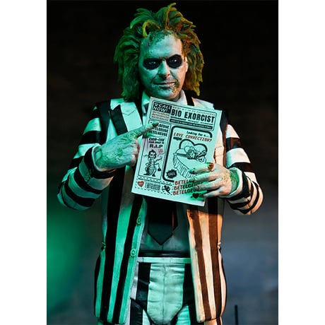 ビートルジュース 7"アクションフィギュア STRIPED SUIT【NECA】