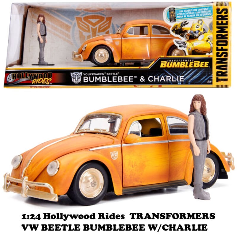 1:24 TRANSFORMERS BUMBLEBEE 1971 VW BEETLE & CH...