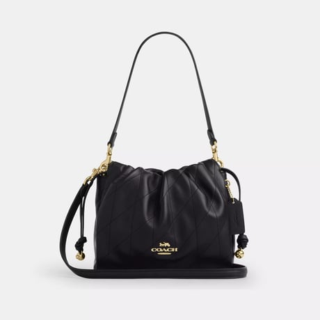 🎀コーチ COACH　フェイ ドローストリング バッグ・キルティング CCZ56 IMBLK