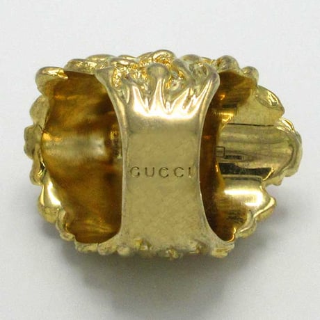 グッチ リング 指輪 GUCCI ライオンヘッド クリスタル メタル 675305 I6658 8520 L(18号) ブティックライン レディース メンズ