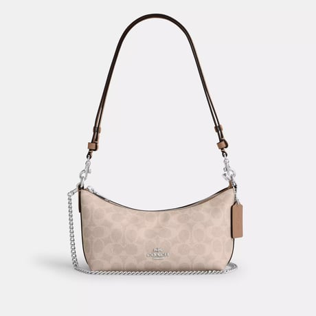 🎀コーチ COACH　ケイトリン ショルダー バッグ・シグネチャー キャンバス　CEK80 SVPWH