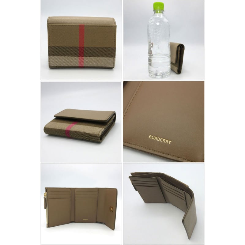 バーバリー 三つ折り財布 BURBERRY VIA MANZONI チェック 8084539  