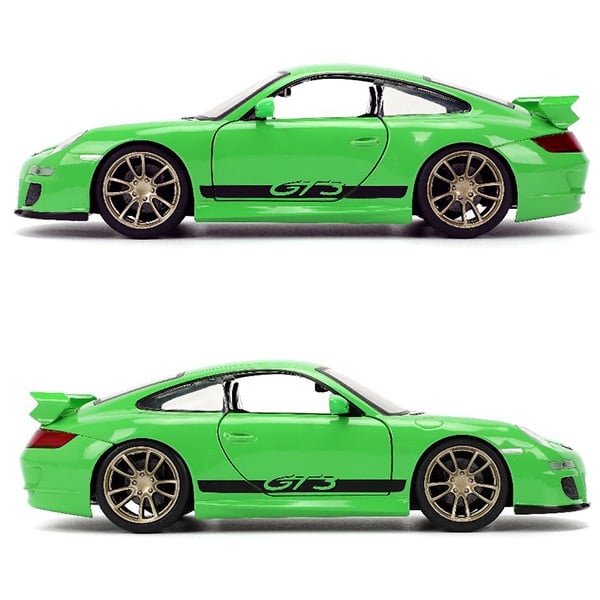 JADATOYS 1:24 ワイルドスピードダイキャストカー Porsche 911 GT3
