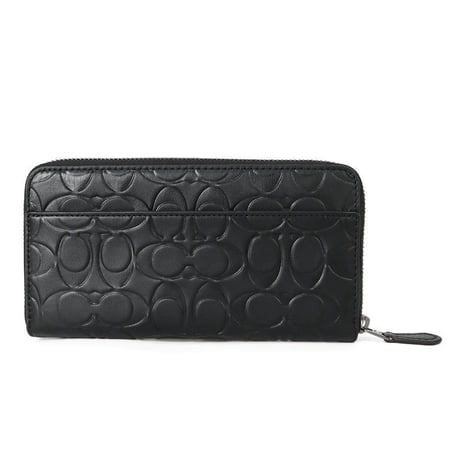 ✨コーチ COACH アコーディオン ウォレット・シグネチャー レザー CE551 QB/BK