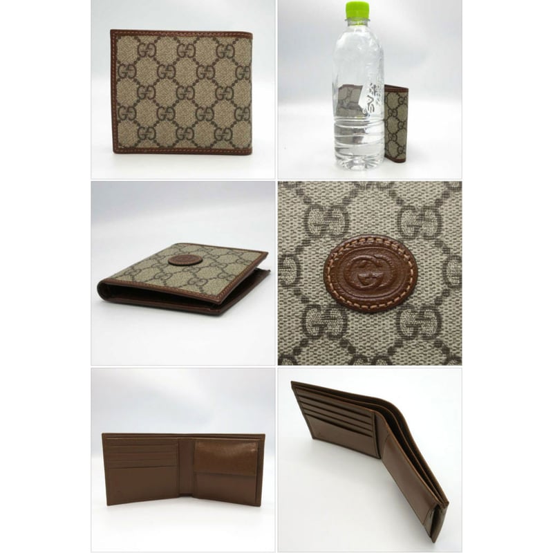 グッチ 二つ折り財布 GUCCI インターロッキングG GGスプリーム グッチ 二つ折り財布 GUCCI インターロッキングG GGスプリーム
