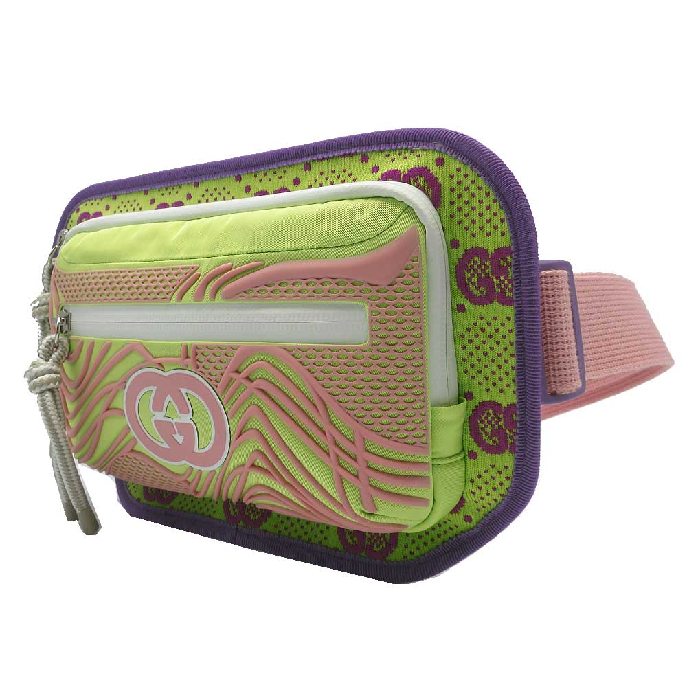 グッチ GUCCI ナイロンジャージー ベルトバッグ ウエストポーチ ボディ