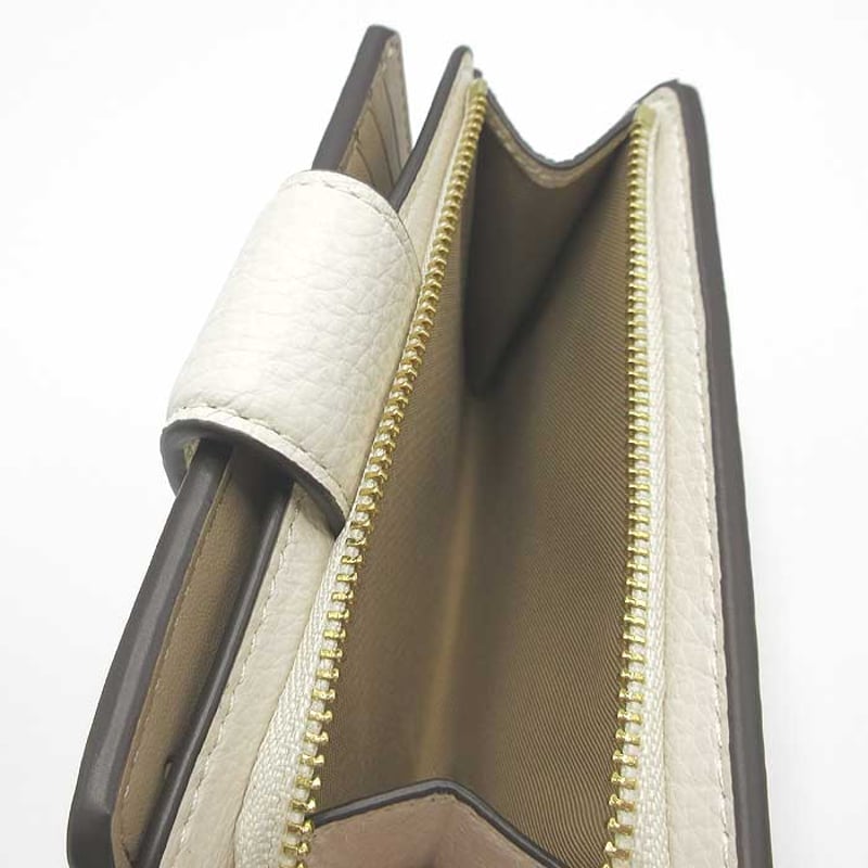 コーチ 二つ折り財布 COACH レザー ミディアム コーナー ジップ