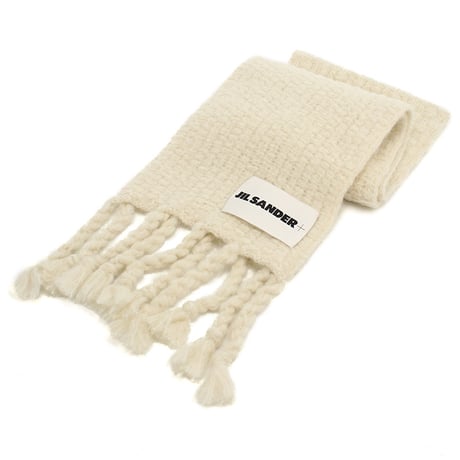 ジル サンダー JIL SANDER レディース　マフラー　ブランドJ40ZZ0142　J14731　105ホワイト系