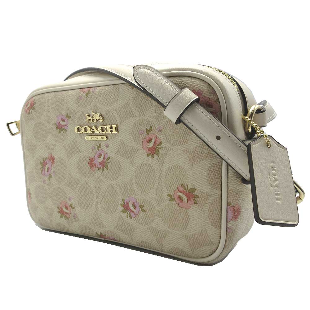 コーチ ショルダーバッグ COACH フローラル プリント 斜め掛け