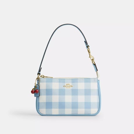 🎀コーチ COACH　ノリータ 19・ギンガム プリント アンド チャーム　CEN01 IMN48