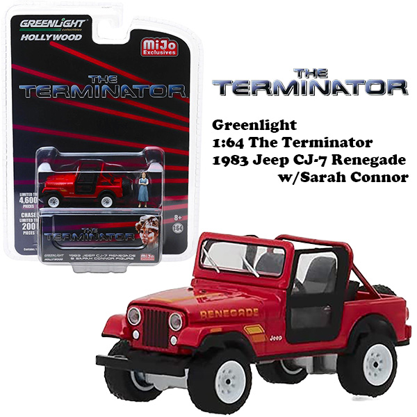 1:64 THE TERMINATOR 1983 JEEP CJ-7 RENEGADE w/S