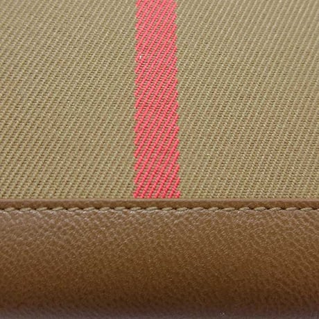 バーバリー 長財布 BURBERRY レザー コットン チェック柄 ジップアラウンド ウォレット 8084515 EARTH ブティック レディース