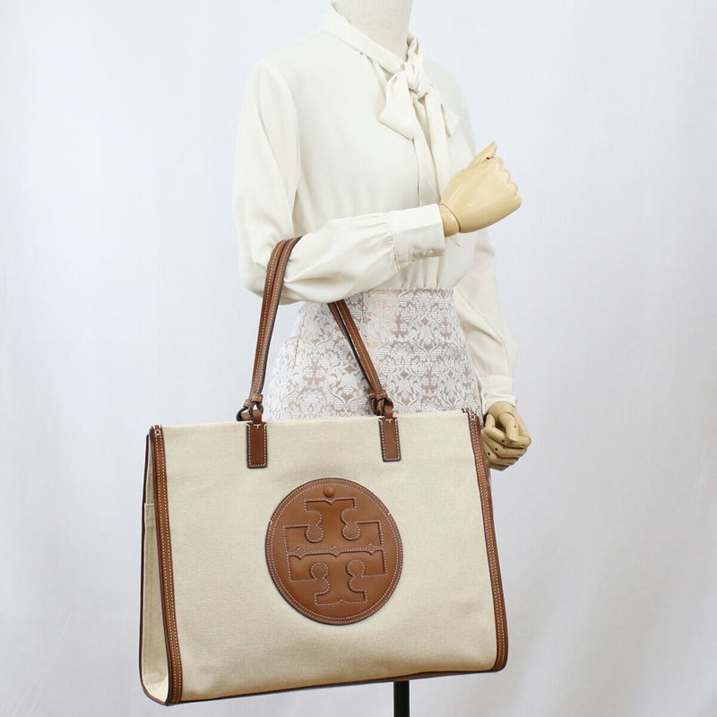 トリーバーチ TORY BURCH ELLA CANVAS TOTE トートバッグ 87355...