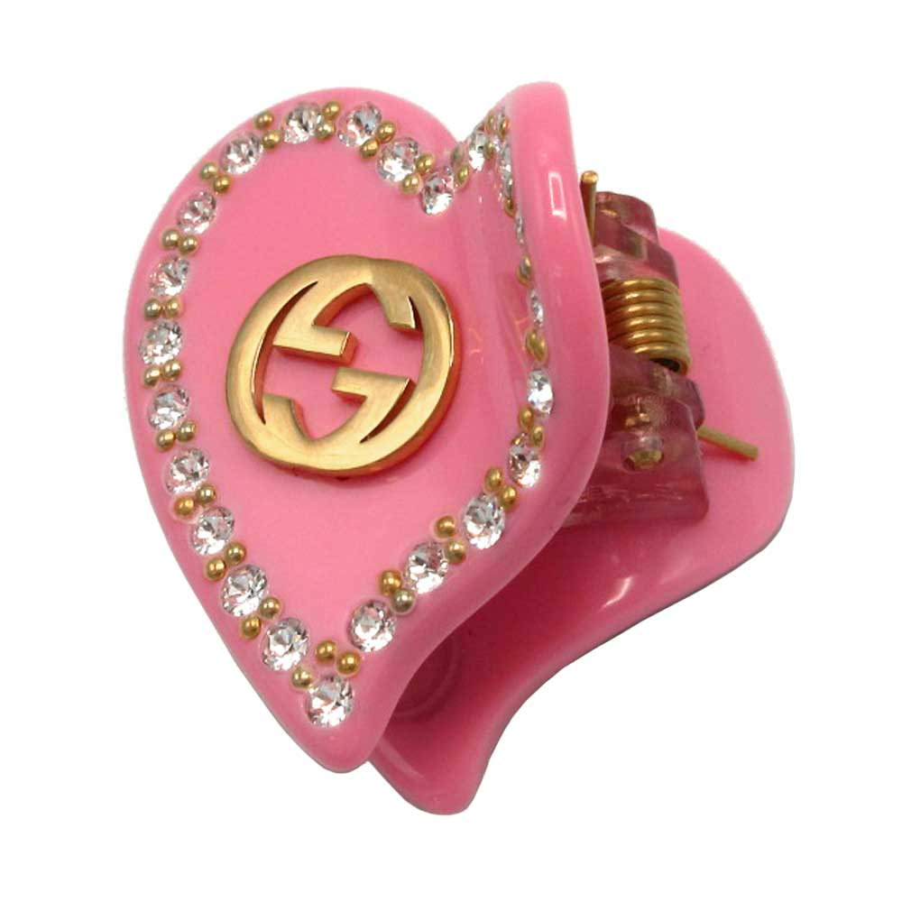 GUCCI グッチ インターロッキングG ハート ヘアクリップ 121271.jpg