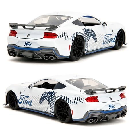 JADATOYS 1:24 BTM 2024 Ford Mustang Dark Horse ミニカー