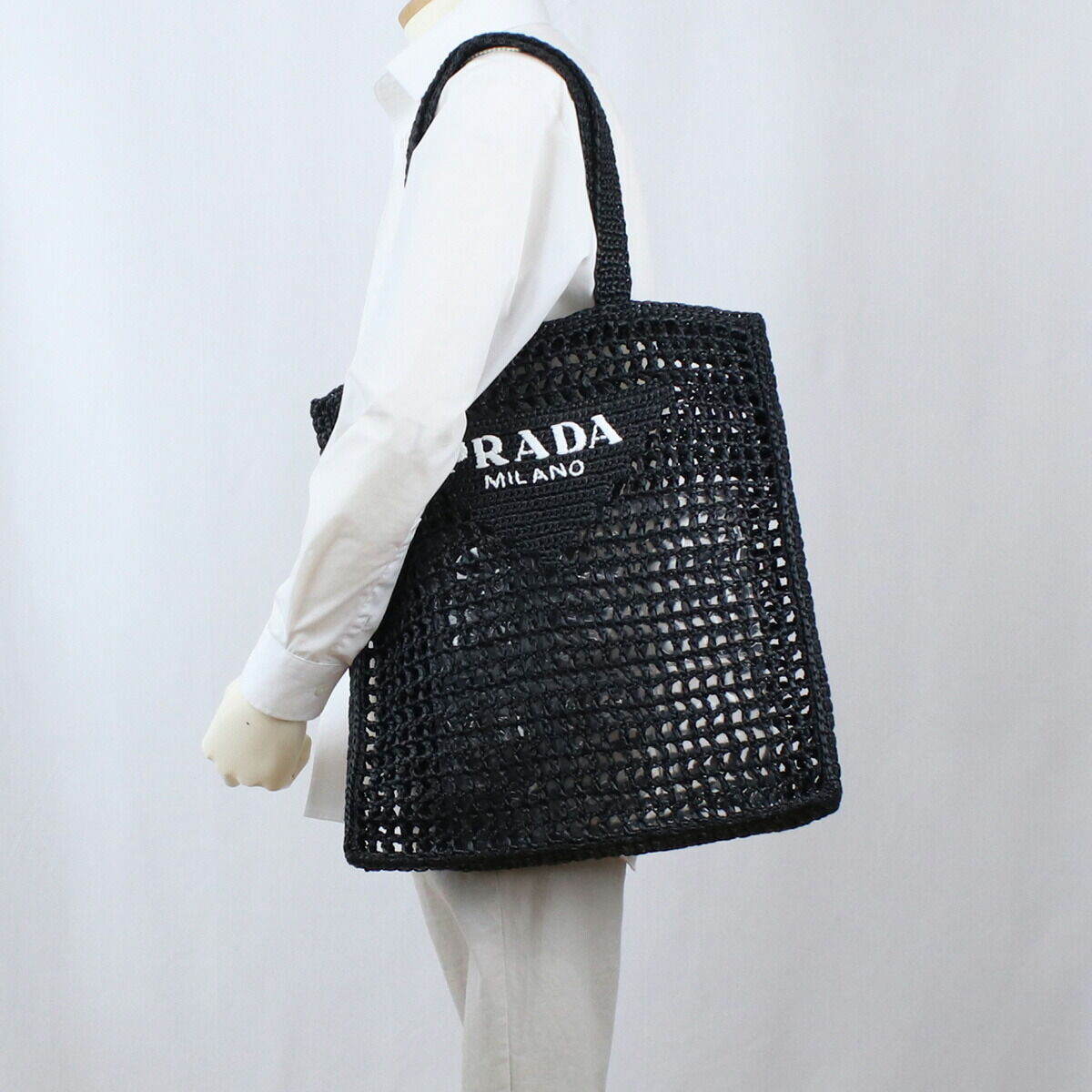 PRADA プラダ　カゴバッグ ハンドバッグ PRADA プラダ かごバッグ 1BG422 2C2T OOL レディース クロシェ