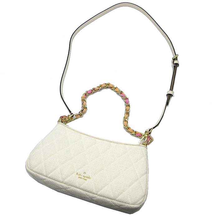 【美品】ケイトスペードニューヨーク　2way ショルダーバッグ　ハンド　籠バッグ kate spade NEW YORK - ケイトスペード かごバッグ ショルダー