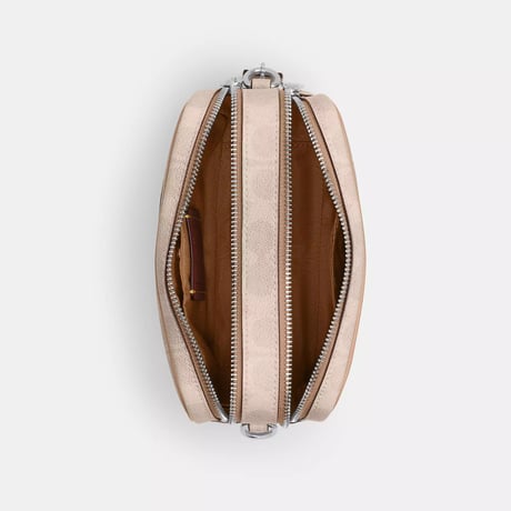 🎀コーチ COACH　ミニ キャリー クロスボディ バッグ・シグネチャー キャンバス　CEK69 SVPWH