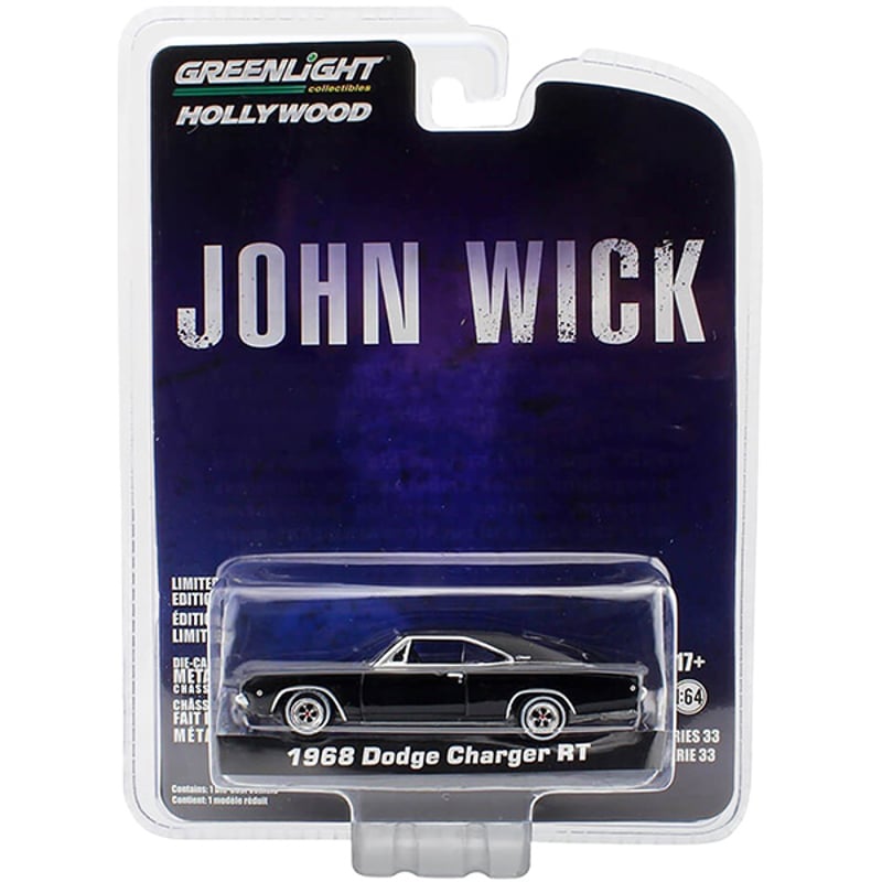 1:64 John Wick 1968 Dodge Charger RT【ジョン・ウィック】ミ