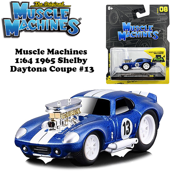 Muscle Machines 1:64 Shelby Daytona Coupe #13 【