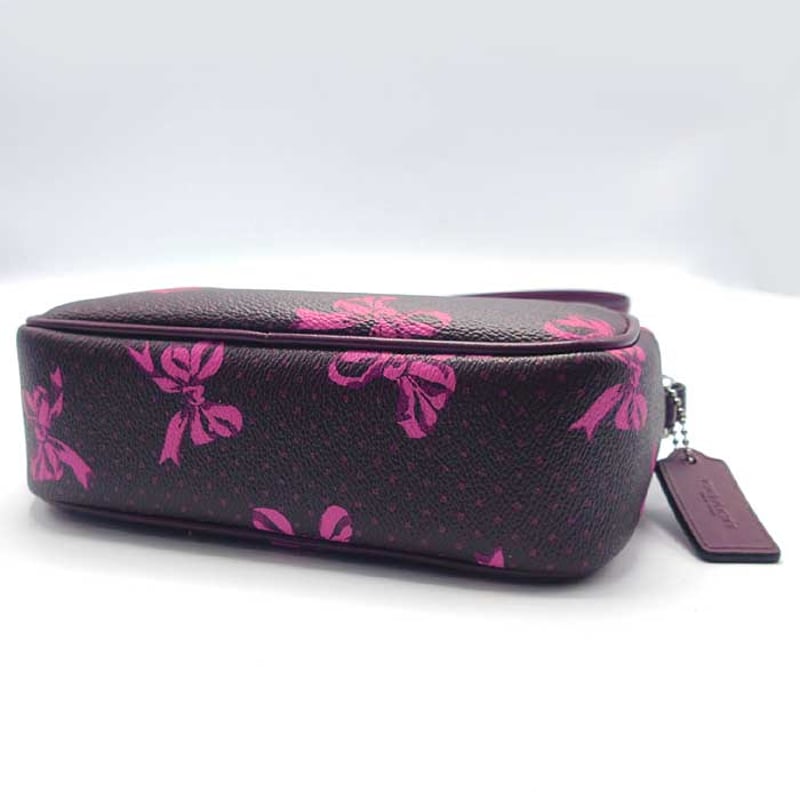 コーチ ショルダーバッグ COACH ボウ プリント ミニ カメラバッグ 斜め