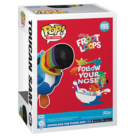 POP! AD ICONS VINYL FIGURE Kellogg's FROOT LOOPS TOUCAN SAM 【FUNKO】