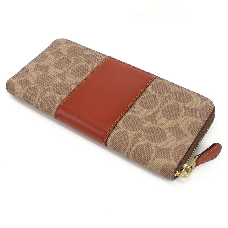 コーチ COACH 長財布ラウンドファスナー 73739 B4NQ4 ブラウン系 | ITUKL 