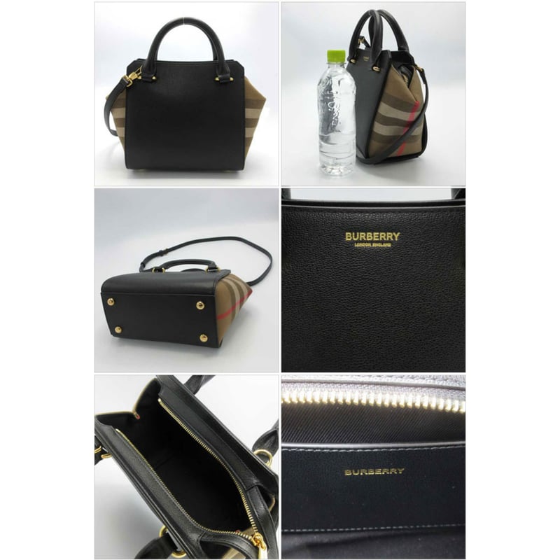 バーバリー ハンドバッグ BURBERRY ミニ バンウェル チェック柄 バーバリー ハンドバッグ BURBERRY ミニ バンウェル チェック柄