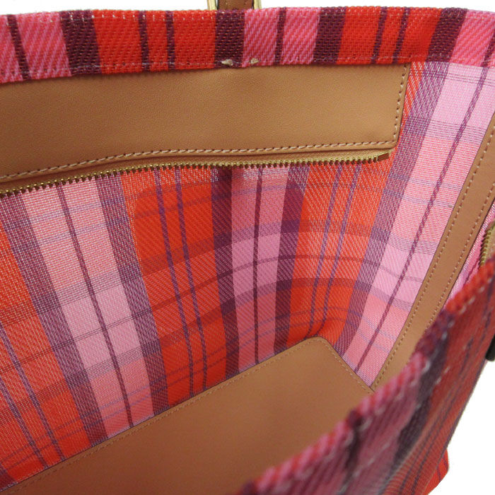 トリーバーチ トートバッグ TORY BURCH チェック柄 エマーソン  