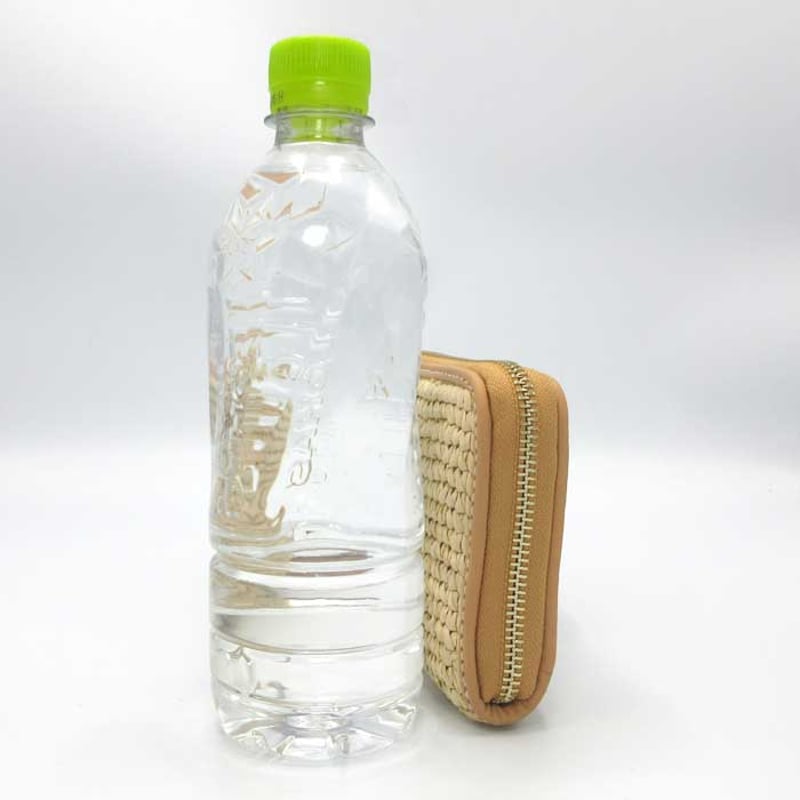 トリーバーチ 長財布 ティア ラフィア ロゴ ラウンドファスナー カード