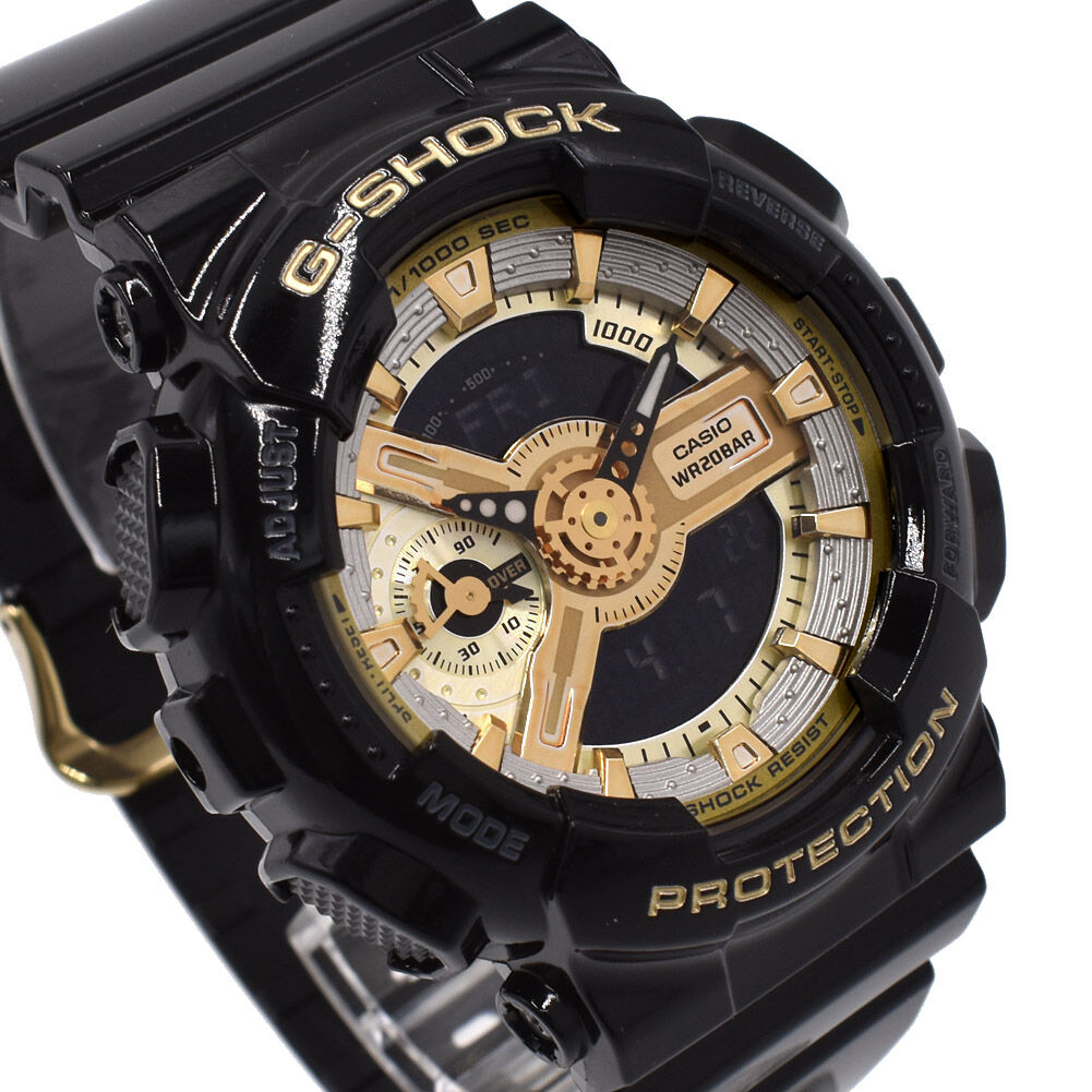 G-SHOCK GMA-S110GB WEB限定　ブラック　ゴールド　小型化 CASIO G-Shock Analog-Digital 'Black Gold' GMA-S110GB-1APR